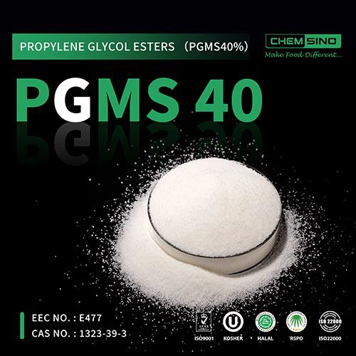 Propylene Glycol Fatty Acids Esters PGMS Emulsifier Powder