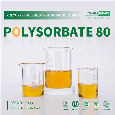Vylepšenie kozmetických prípravkov s polyoxyetylénsorbitanmonooleátom (polysorbát 80) CAS NO.9005-65-6