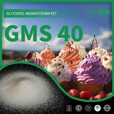 Najlepšia ponuka Glycerol monostearát GMS 40 prášok CAS č.{1}}