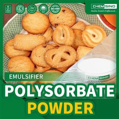 Pre zmrzlinu Polyoxyetylénsorbitanmonooleát Polysorbátový prášok T80-z CAS č. 9005-65-6