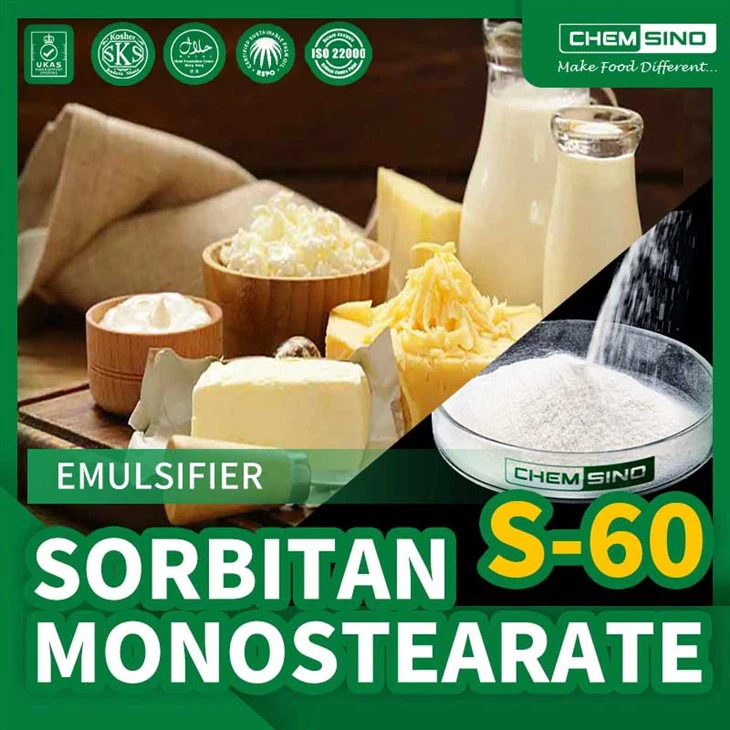 Sorbitan Monostearate Span 60 Emulgátor potravín E491